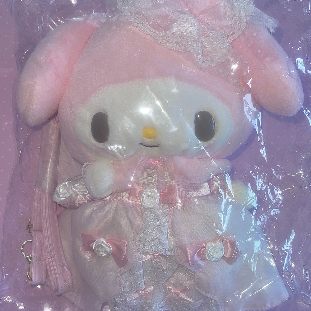 Sanrio Japan Lady My Melody Birthday Series Plush Bag